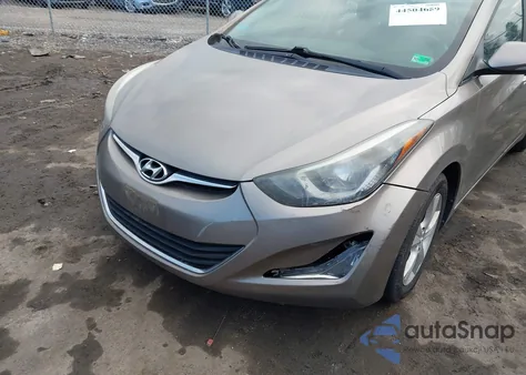 2016 Hyundai Elantra Value Edition из США, поврежденный, VIN 5NPDH4AEXGH791033